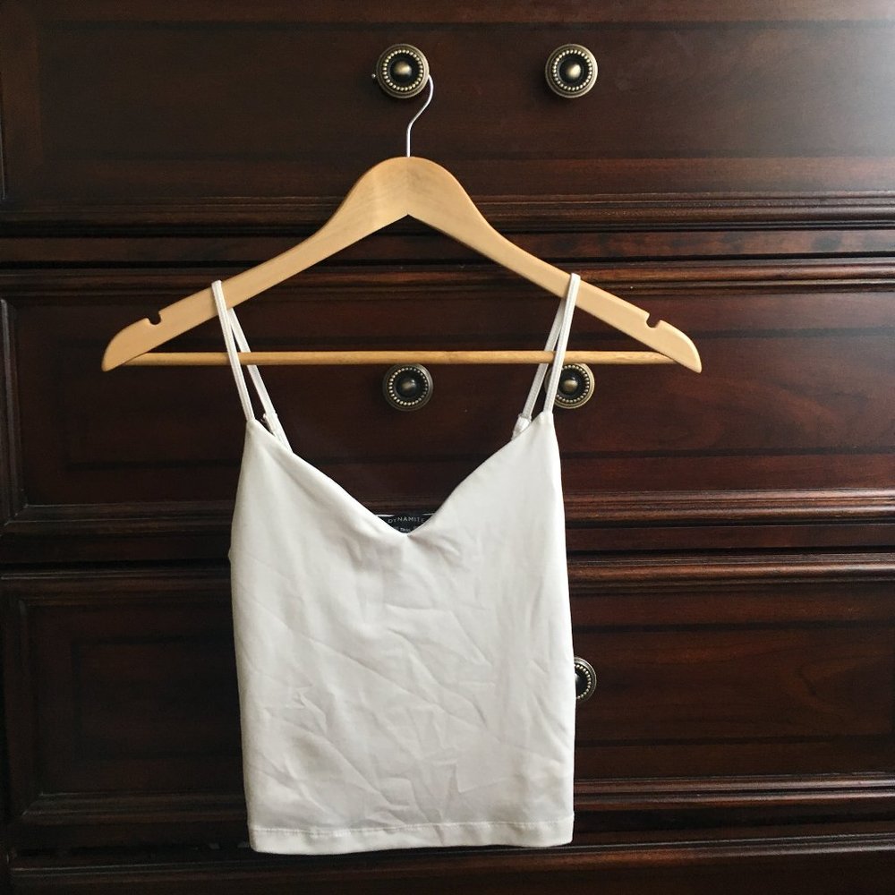 White tank top